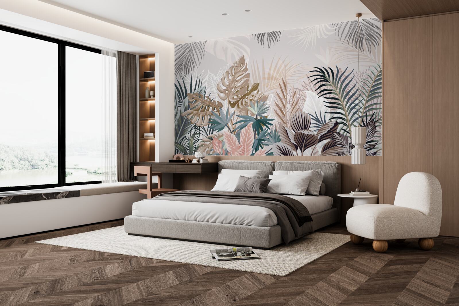 Фотошпалери дизайн інтер'єру, передпокою та вітальні