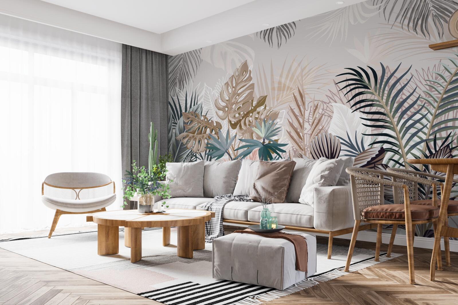 Фотошпалери дизайн інтер'єру, передпокою та вітальні