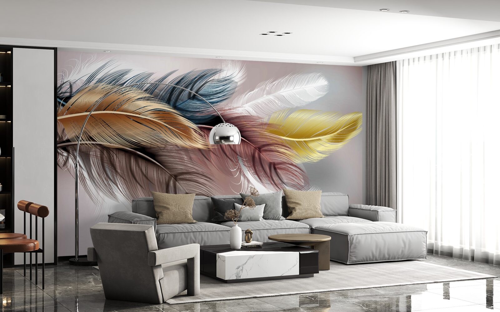 Фотошпалери олівець та внутрішня фурнітура