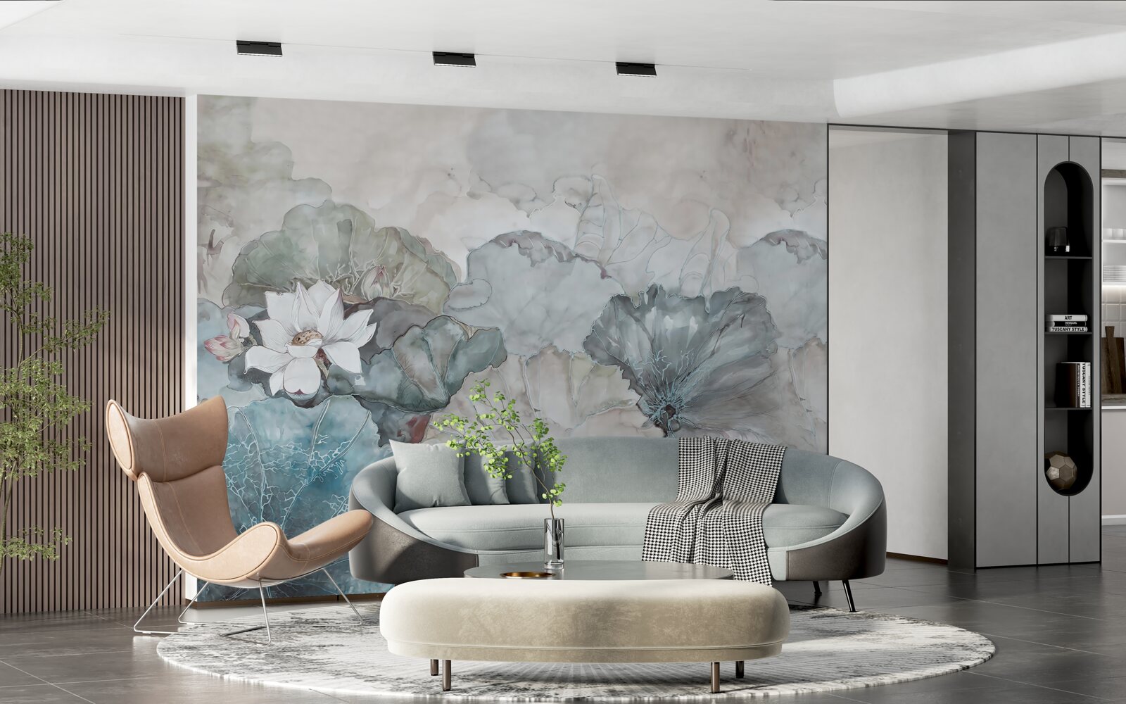 Фотошпалери бруньки, рослинність та пелети