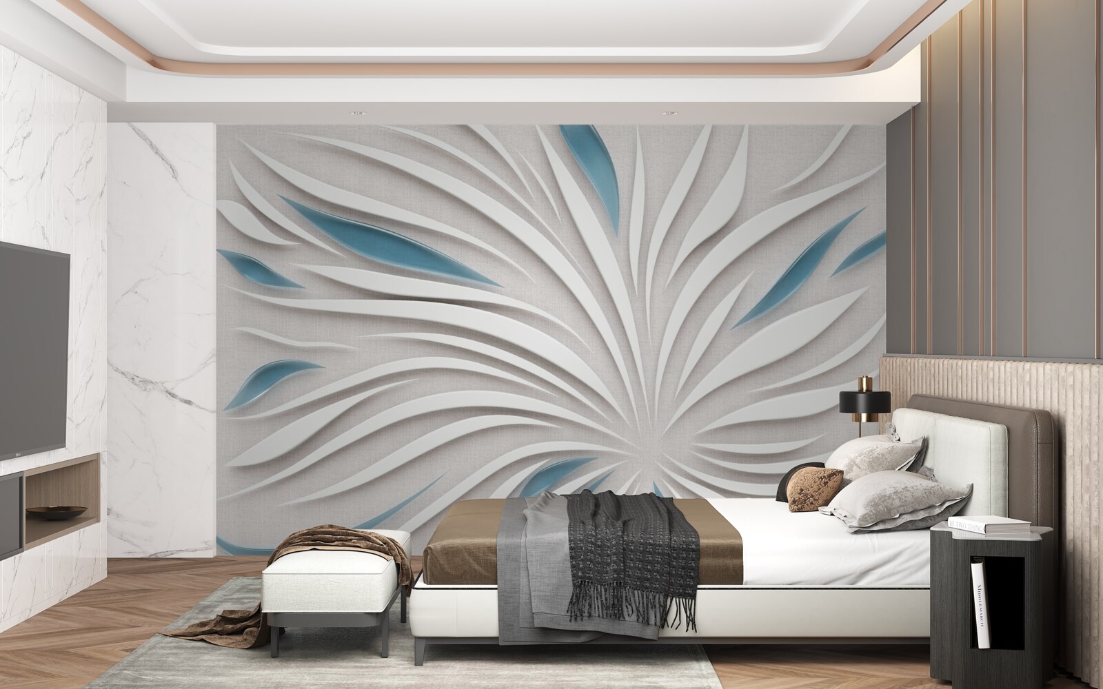 Фотошпалери лінії у форматі 3d