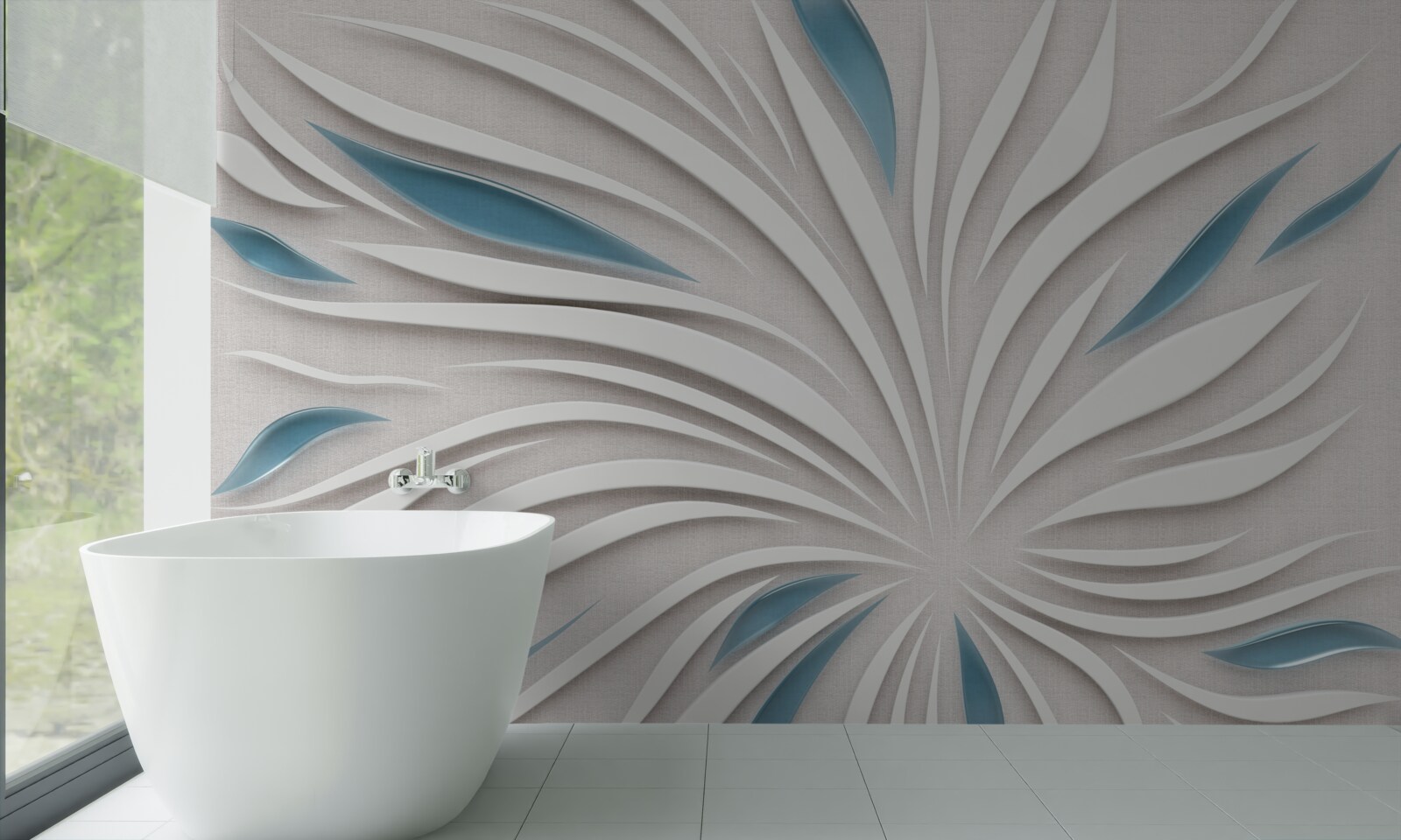 Фотошпалери лінії у форматі 3d