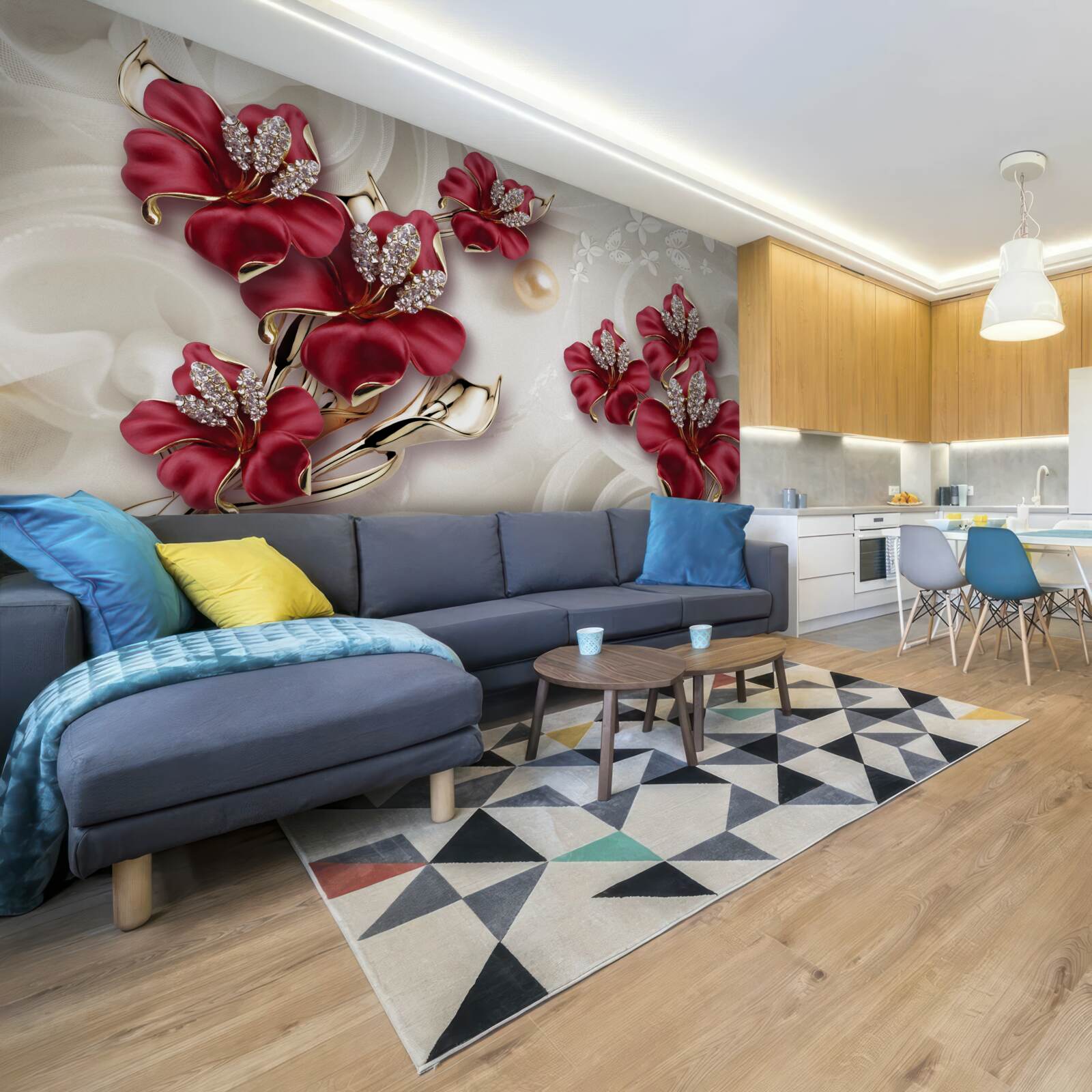 Фотошпалери пара рослин