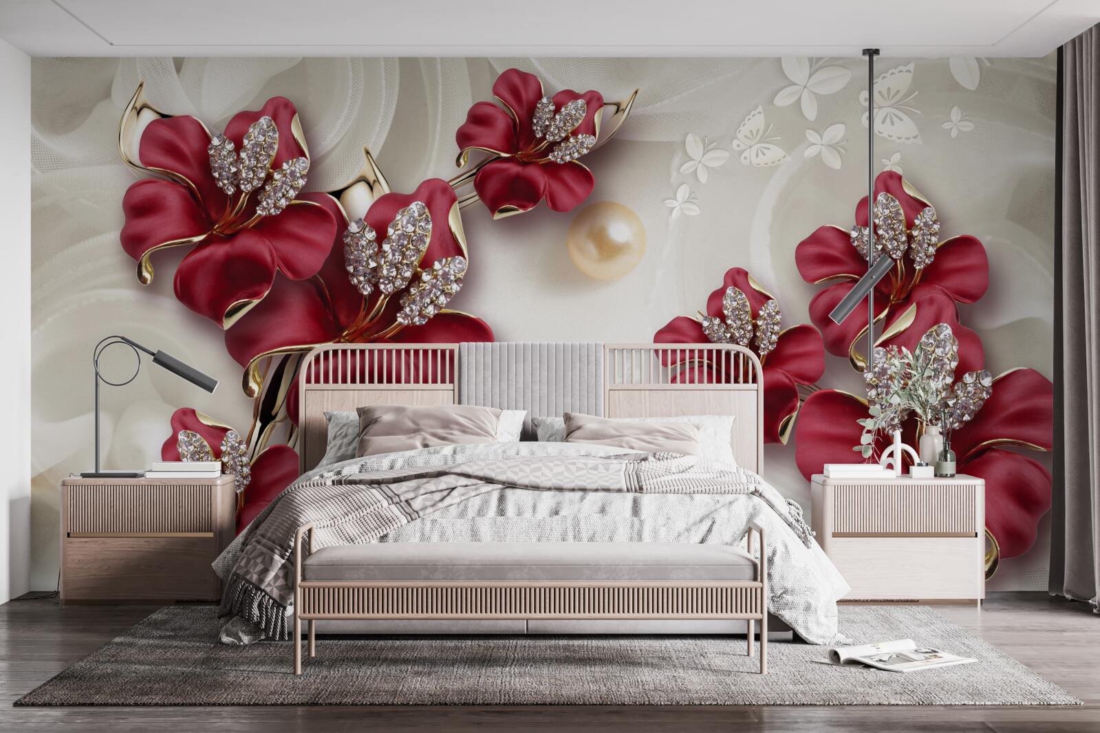 Фотошпалери пара рослин