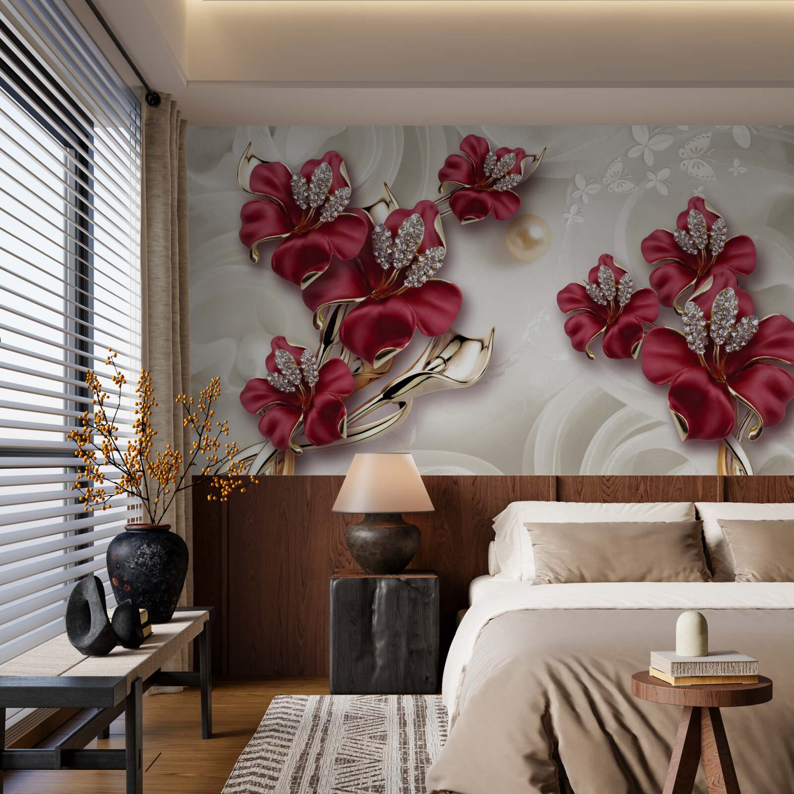 Фотошпалери пара рослин