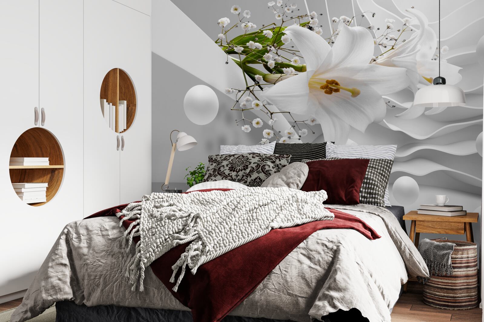 Фотошпалери космічні лілії