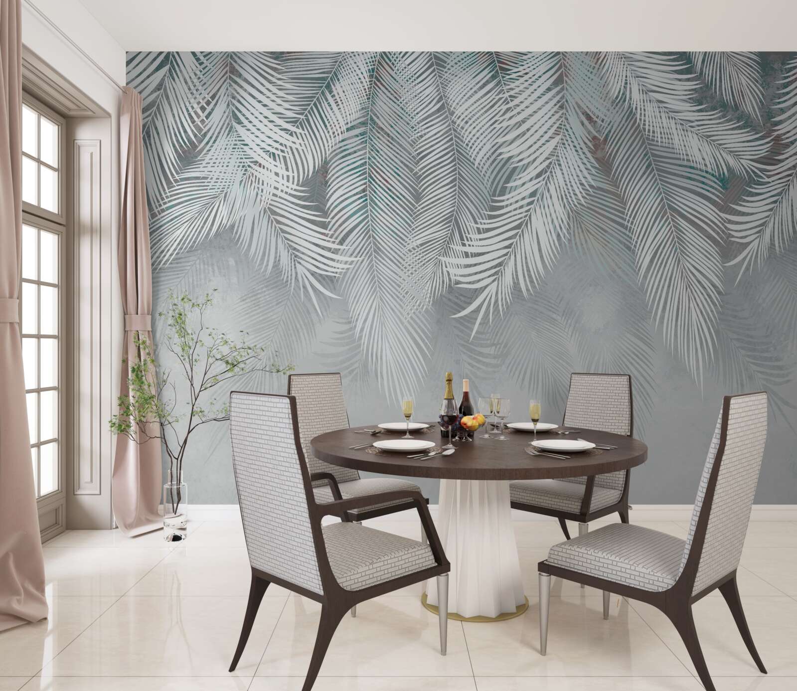 Фотошпалери листя м'яти