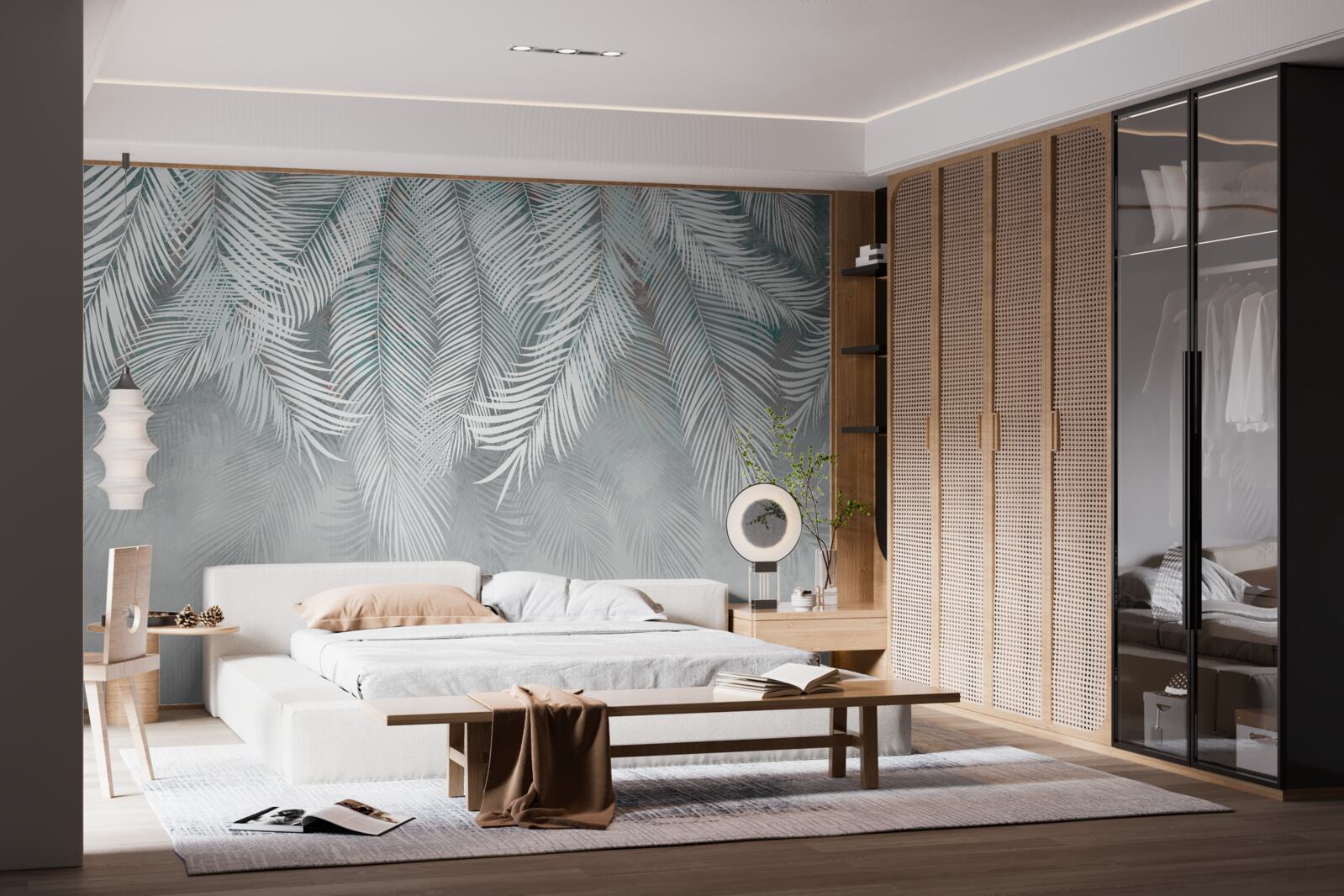 Фотошпалери листя м'яти