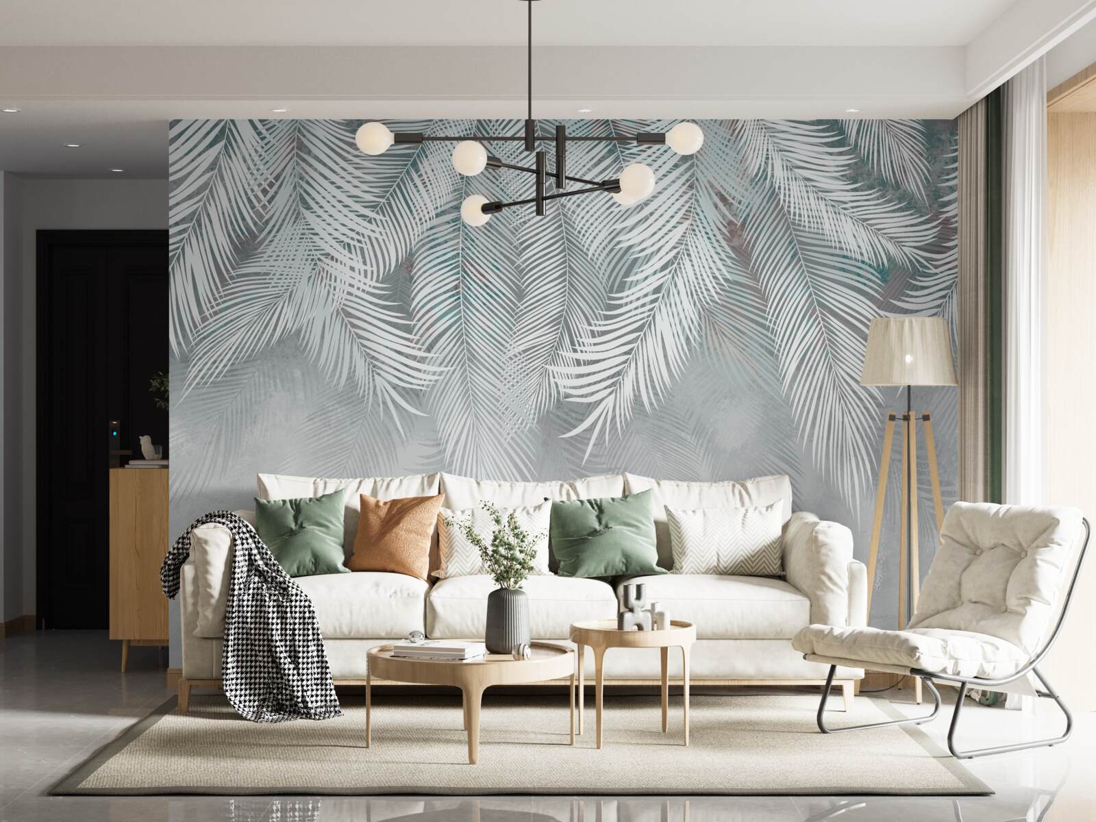 Фотошпалери листя м'яти