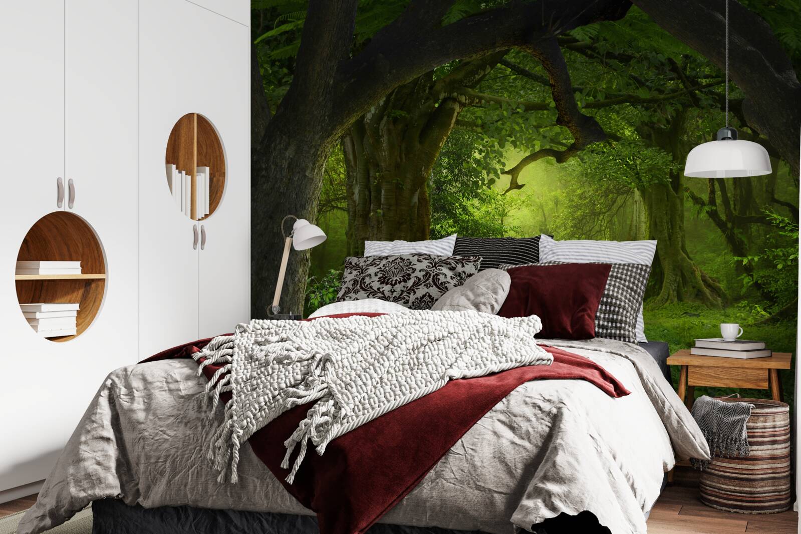 Фотошпалери ліс, сповнений магії