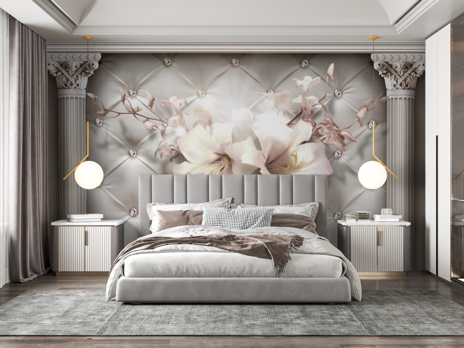 Фотошпалери Стіни декоровані лайєром