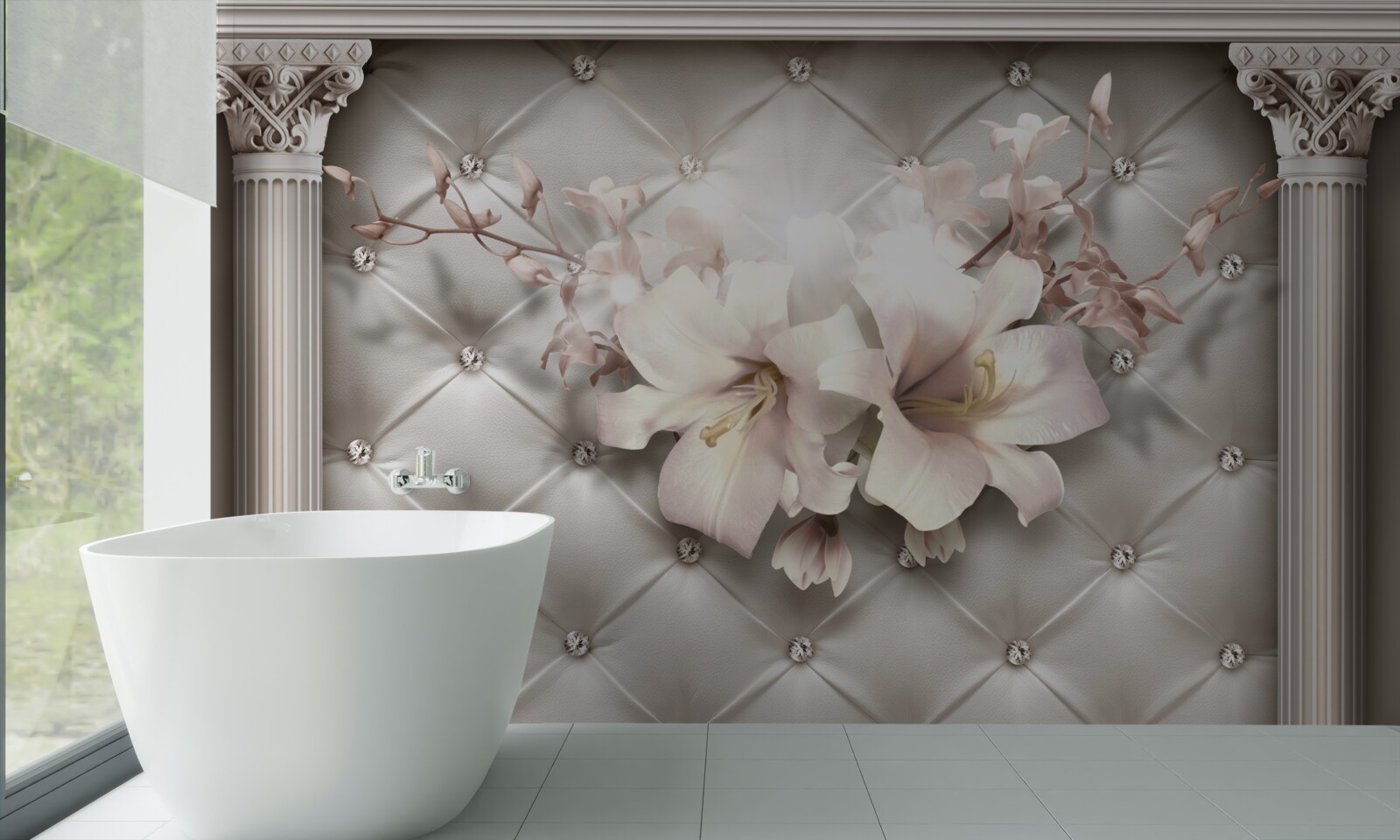 Фотошпалери Стіни декоровані лайєром