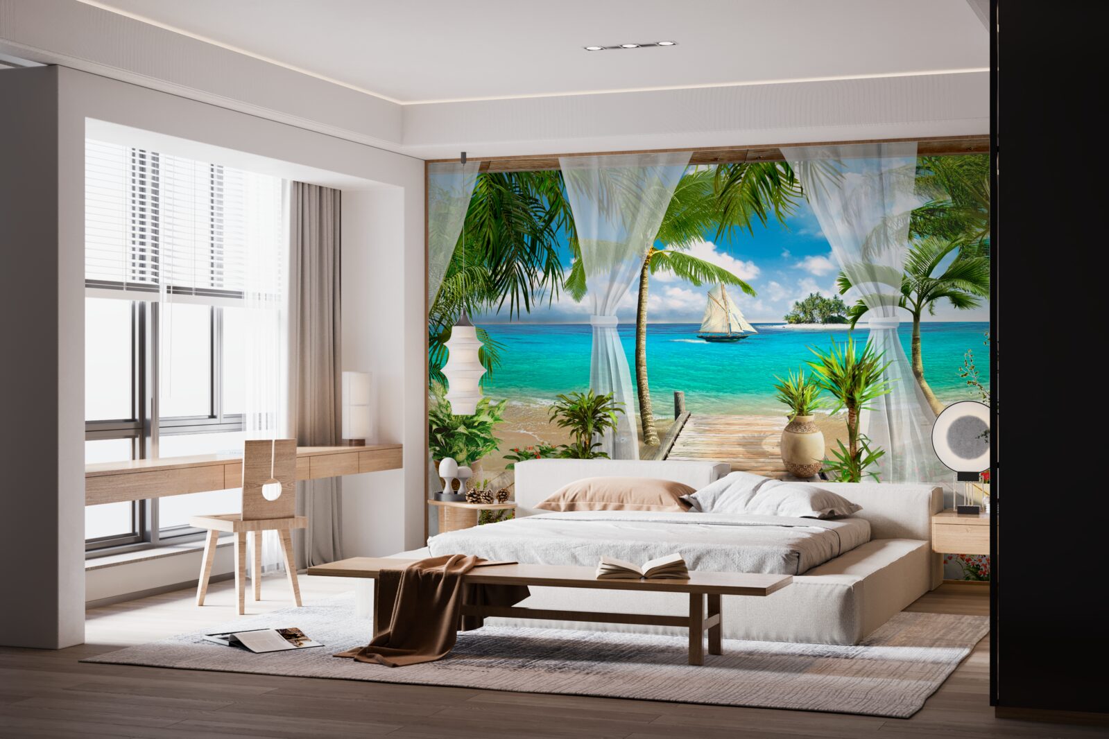 Фотошпалери веранда близько до океану