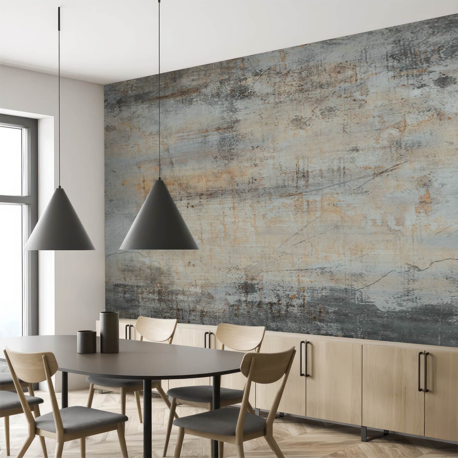 Фотошпалери Стіна, оформлена у вінтажному стилі