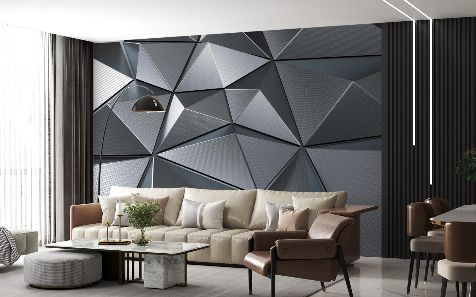 Фотошпалери 3d стіна