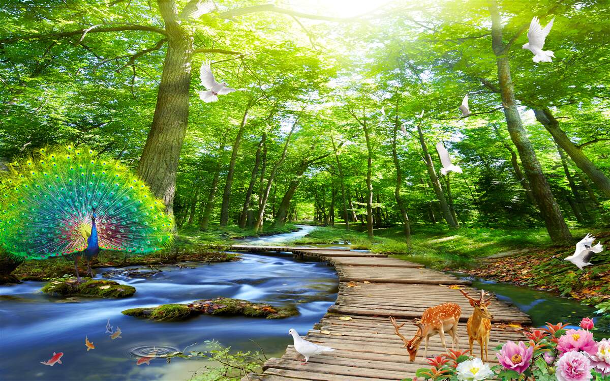 Фотошпалери лісові істоти