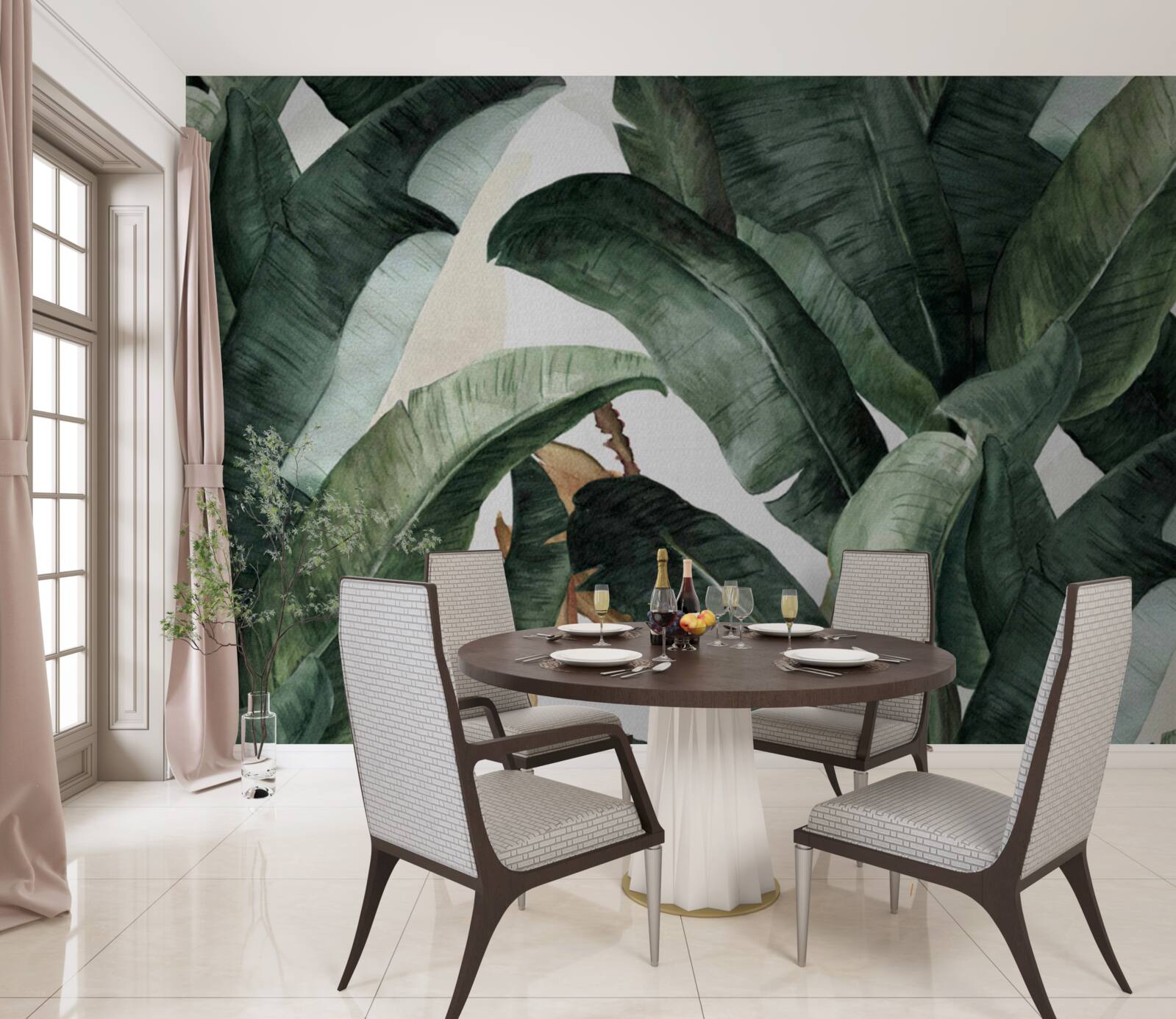 Фотошпалери тропічна зелень