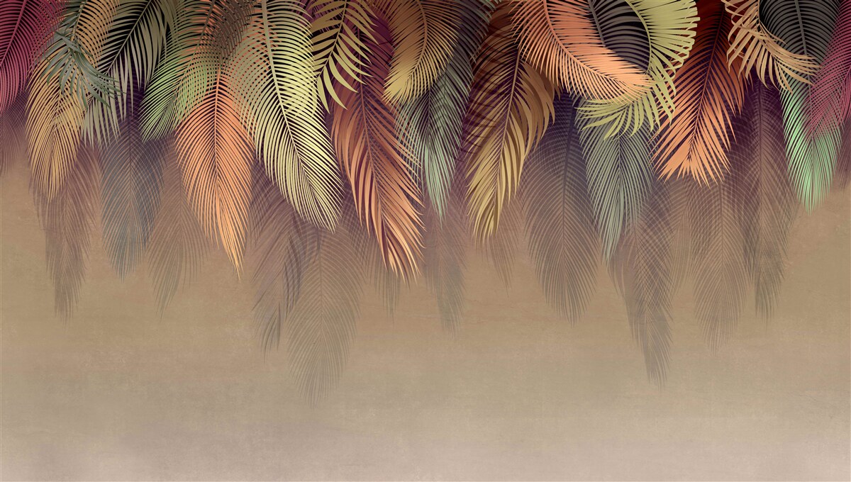 Фотошпалери шпалери, перев'язані рожевим пером