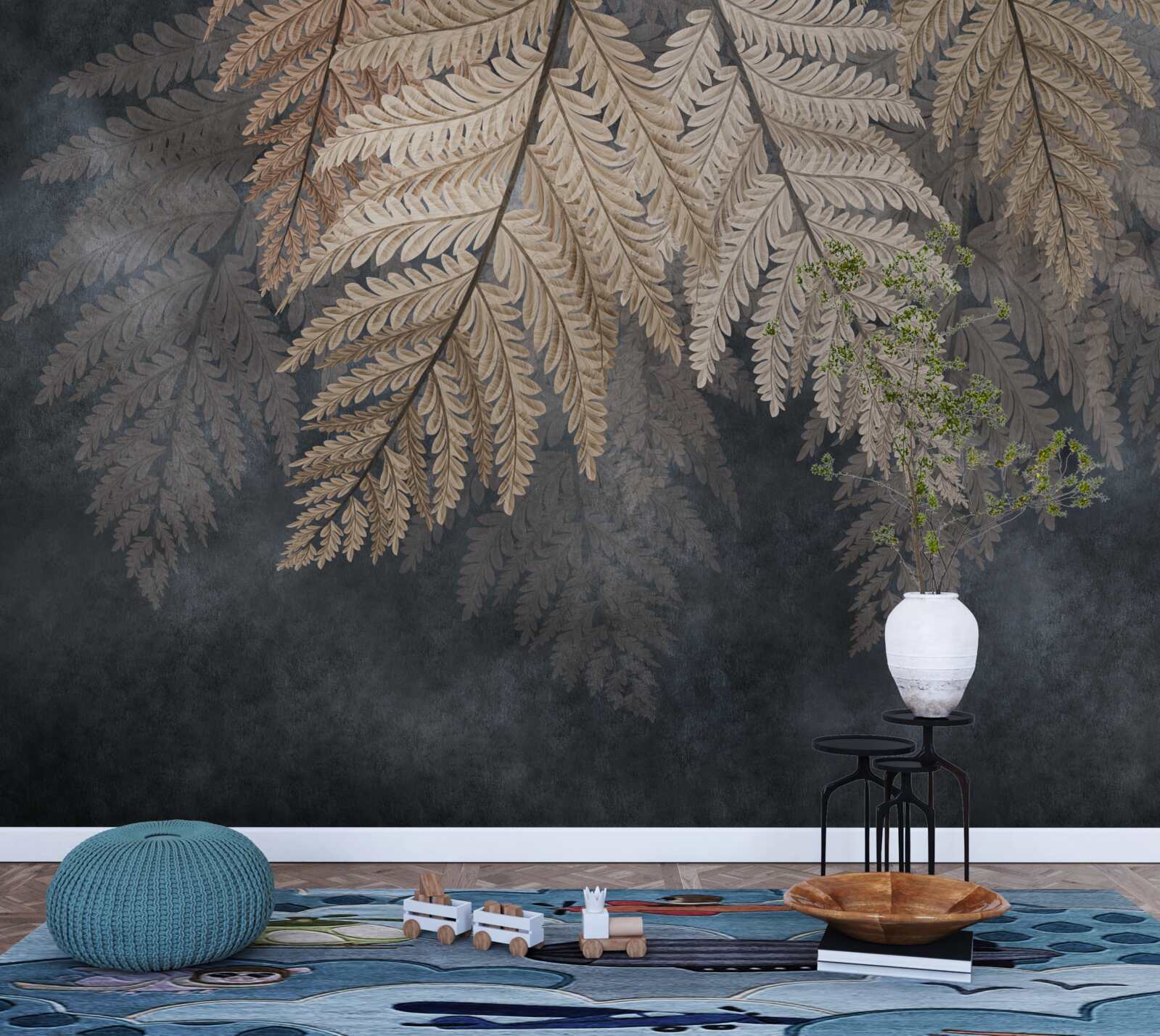 Фотошпалери листя папороті