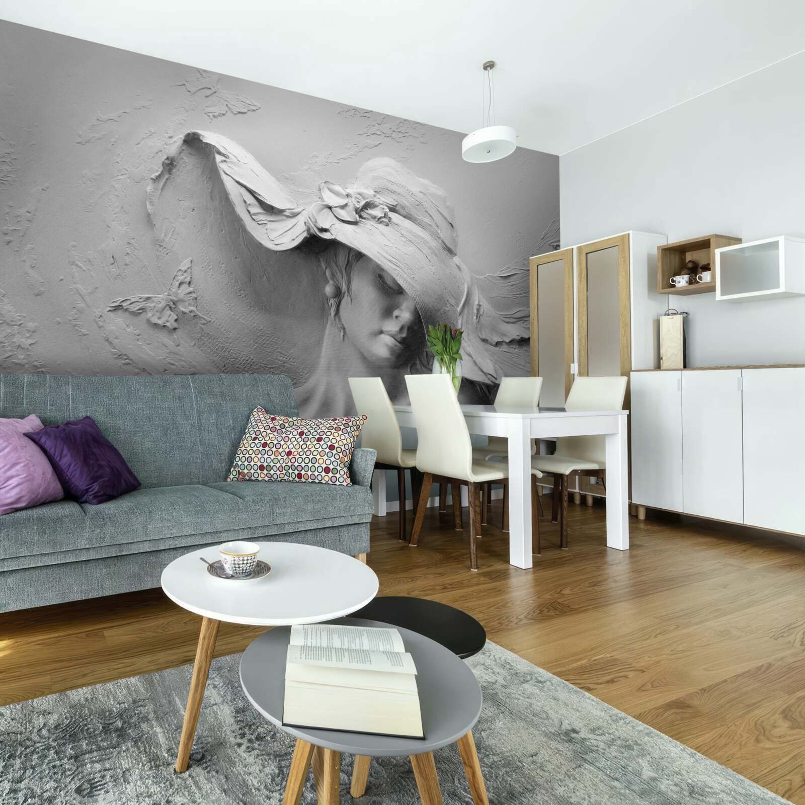 Фотошпалери жінка в головному уборі