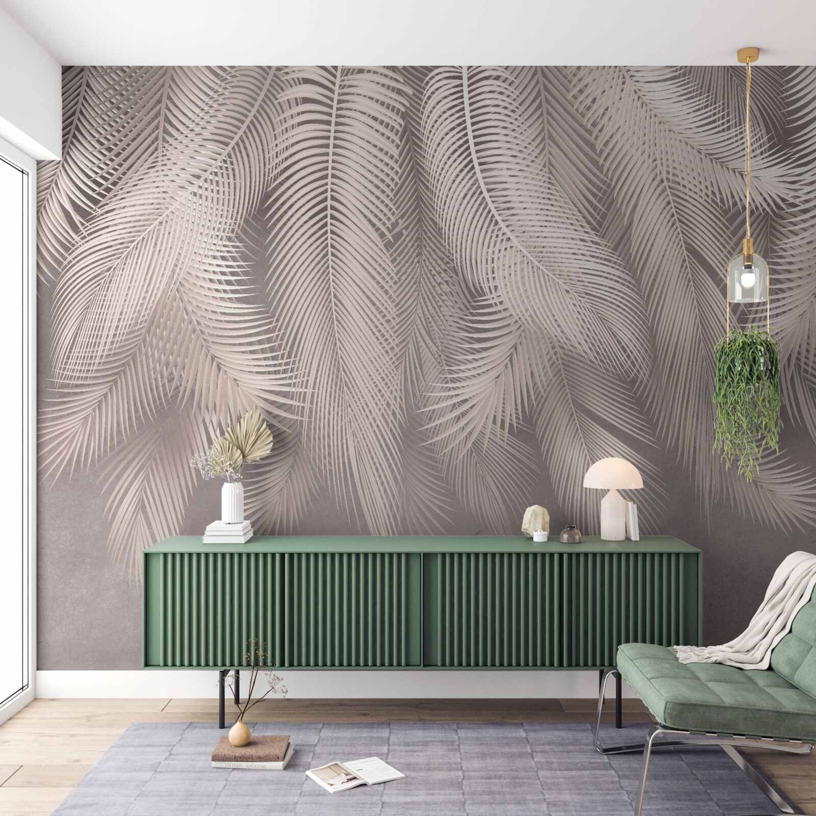 Фотошпалери шпалери, ручка та рожевий колір