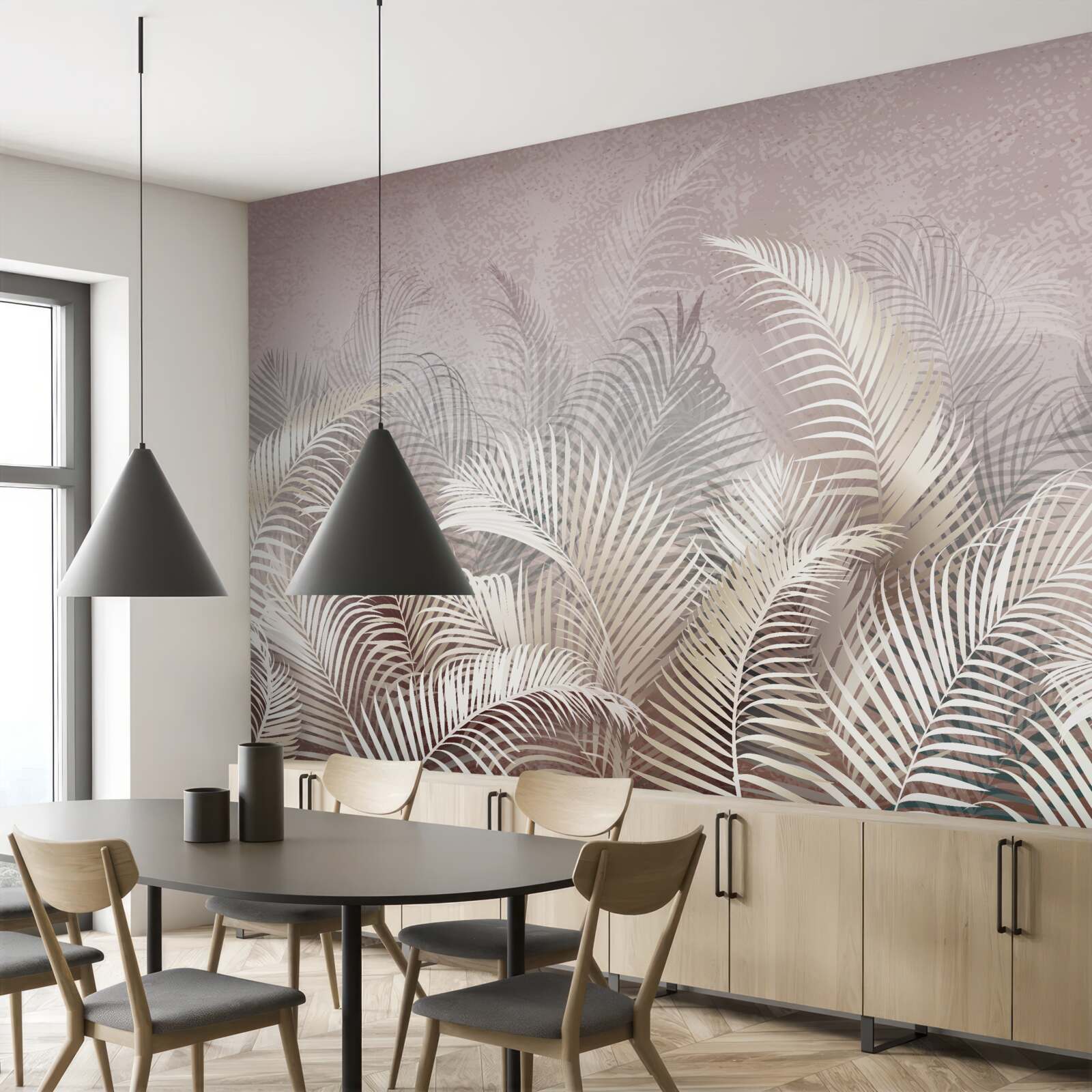 Фотошпалери пальмове листя