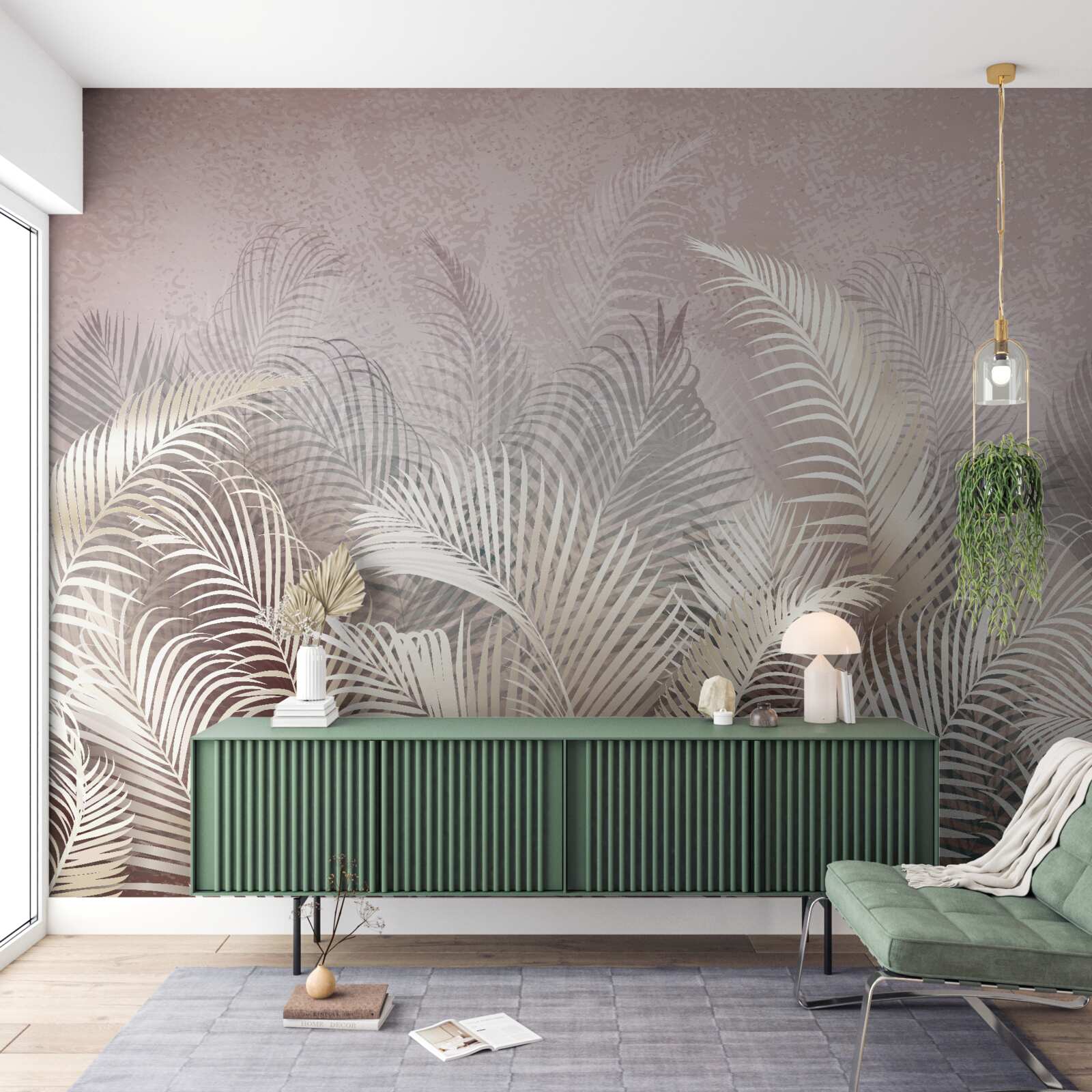 Фотошпалери пальмове листя