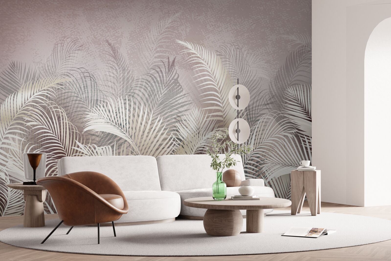 Фотошпалери пальмове листя