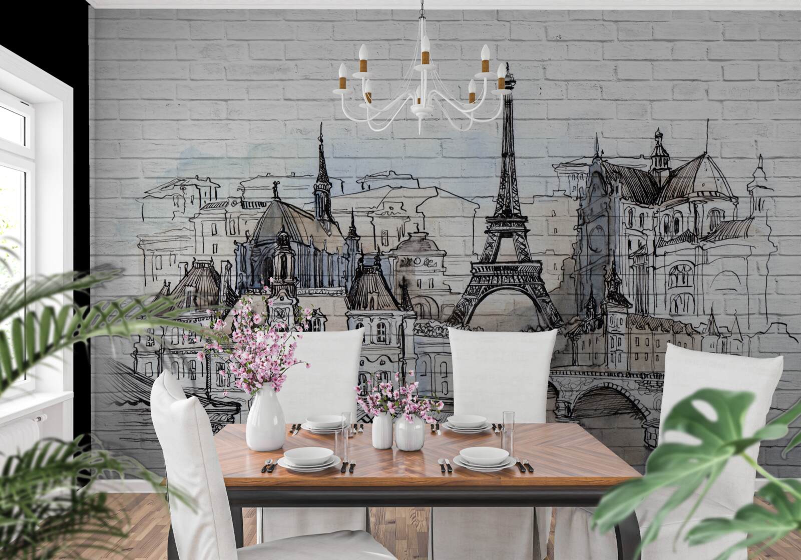 Фотошпалери місто цегли