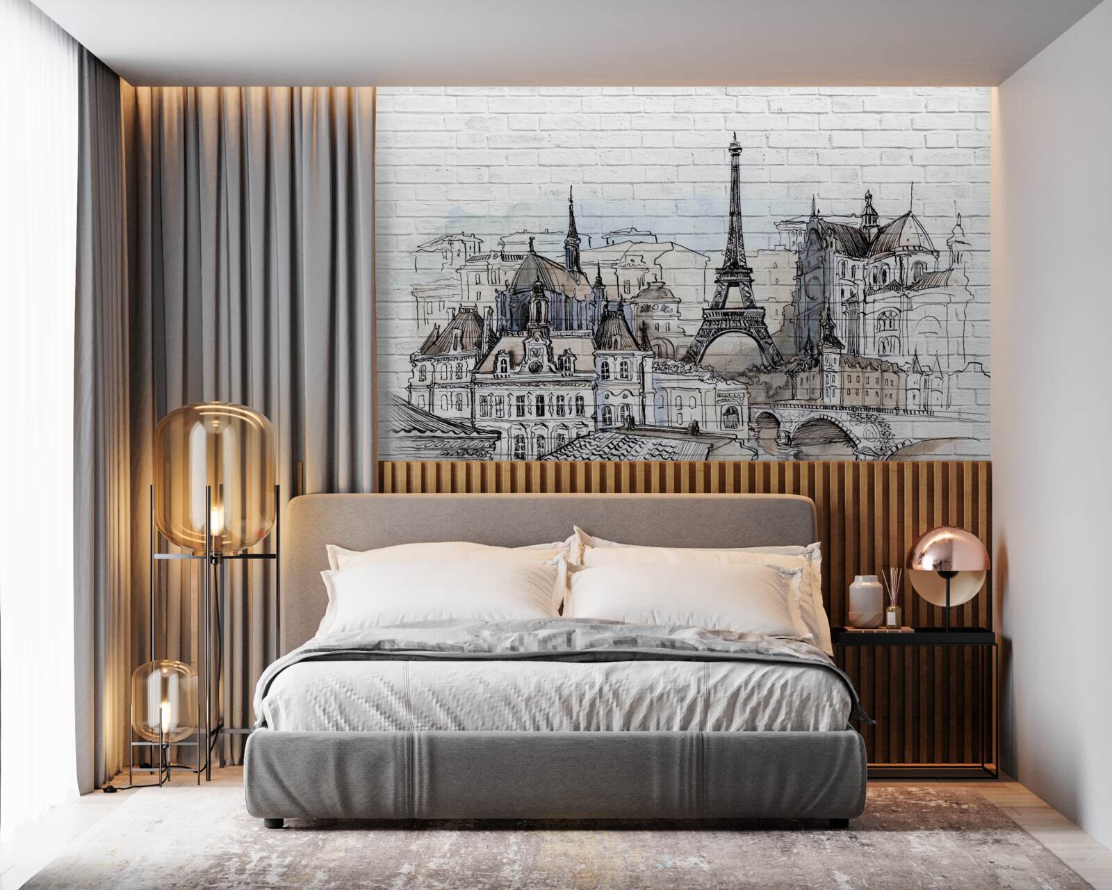 Фотошпалери місто цегли