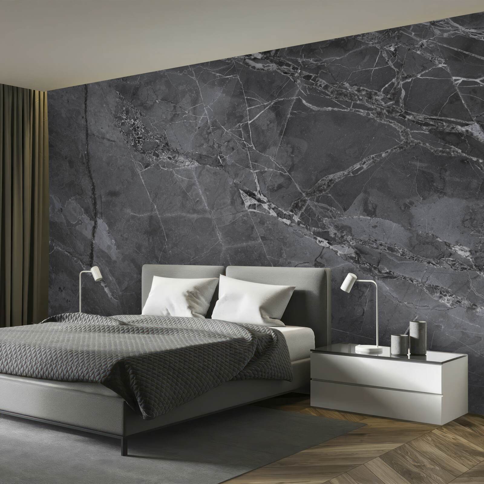 Фотошпалери темний мармур