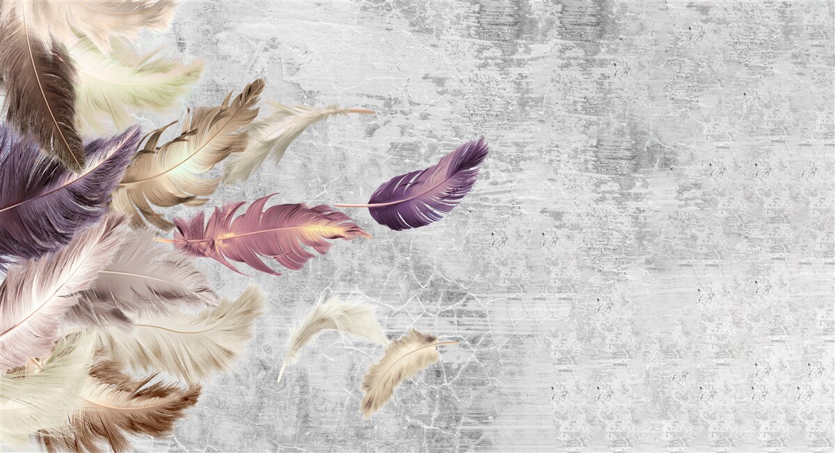 Фотошпалери шпалери з пір'ям