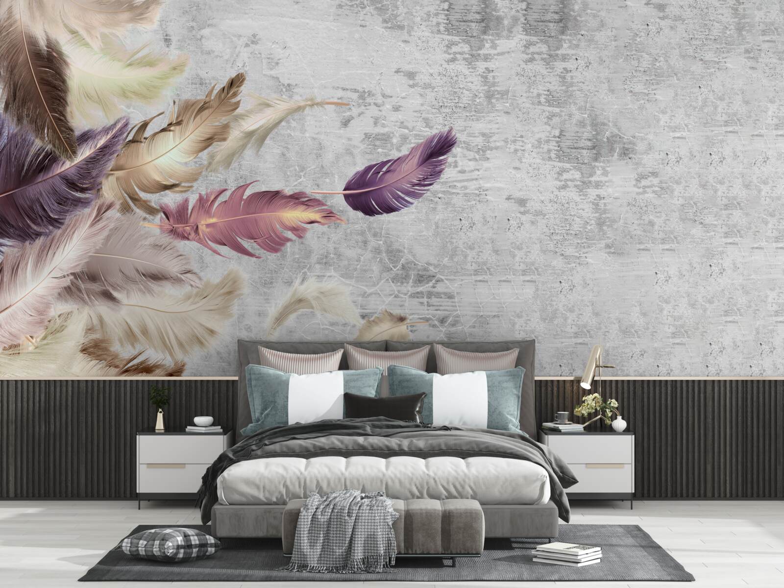 Фотошпалери шпалери з пір'ям