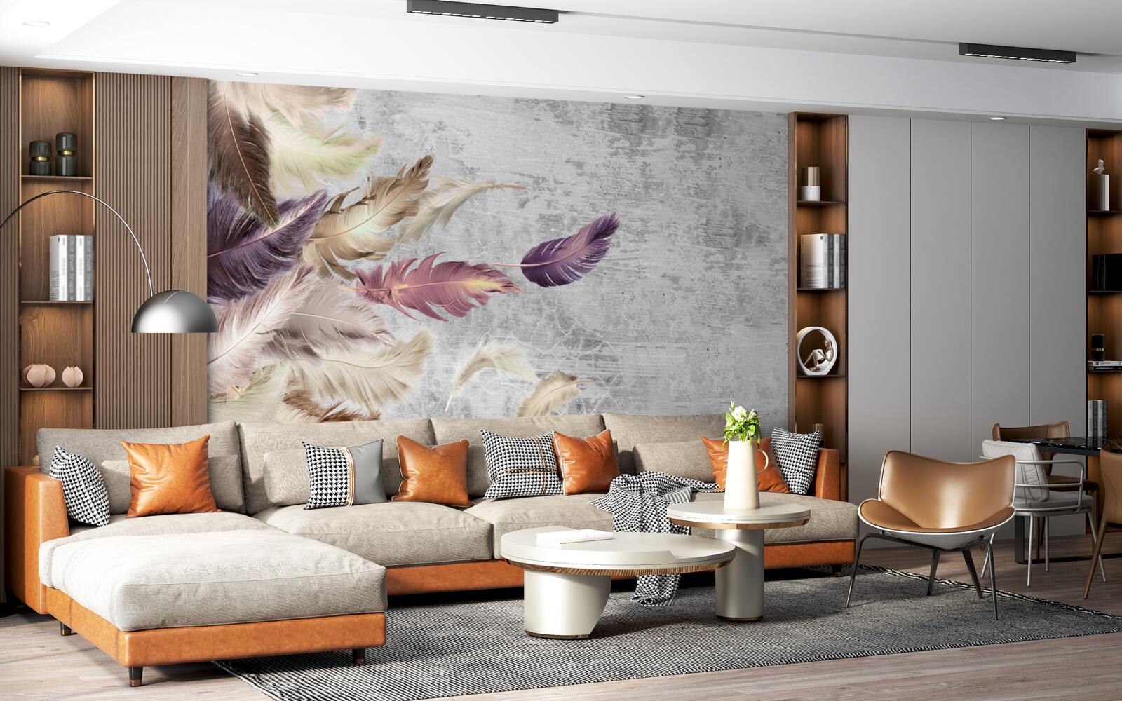 Фотошпалери шпалери з пір'ям