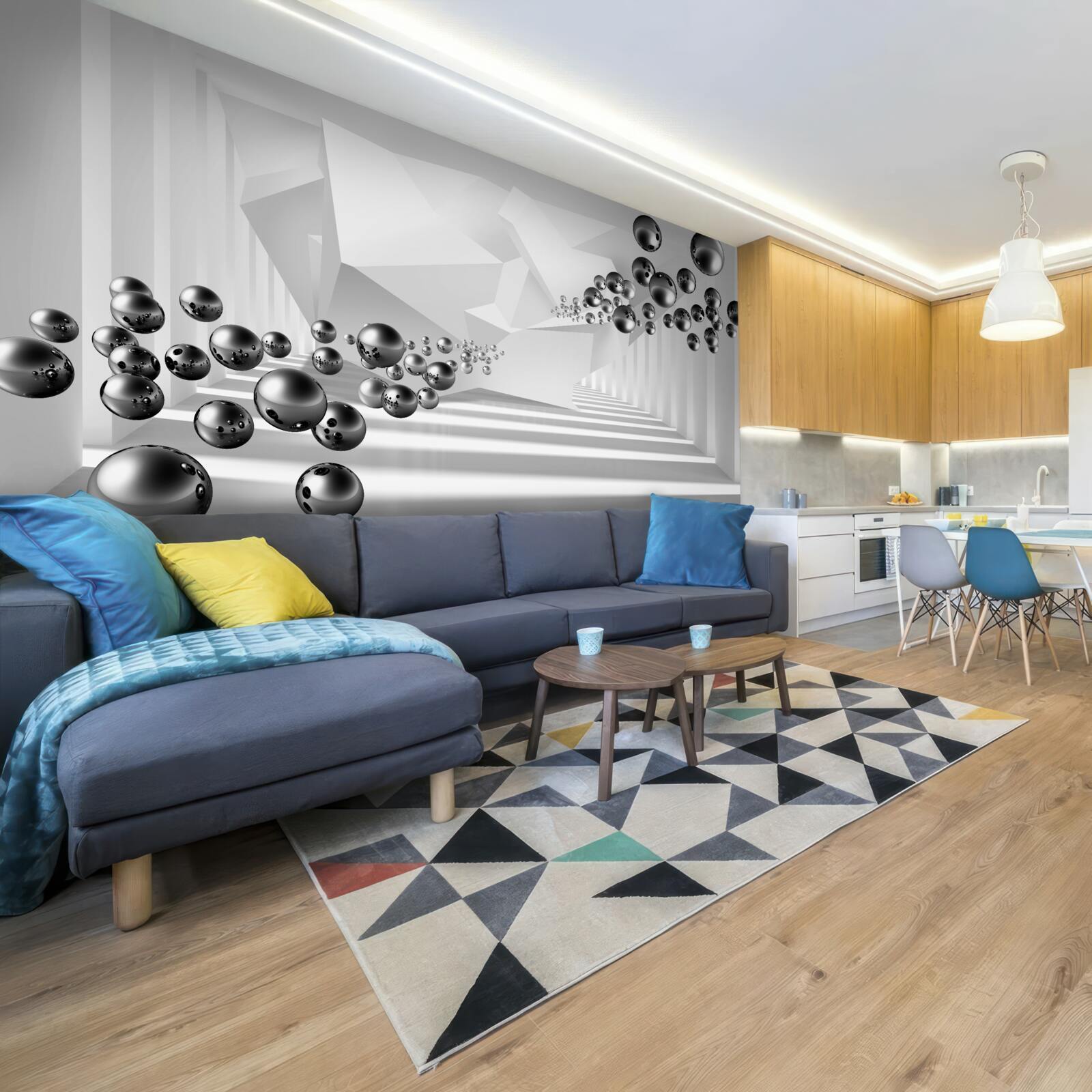 Фотошпалери металеві кульки