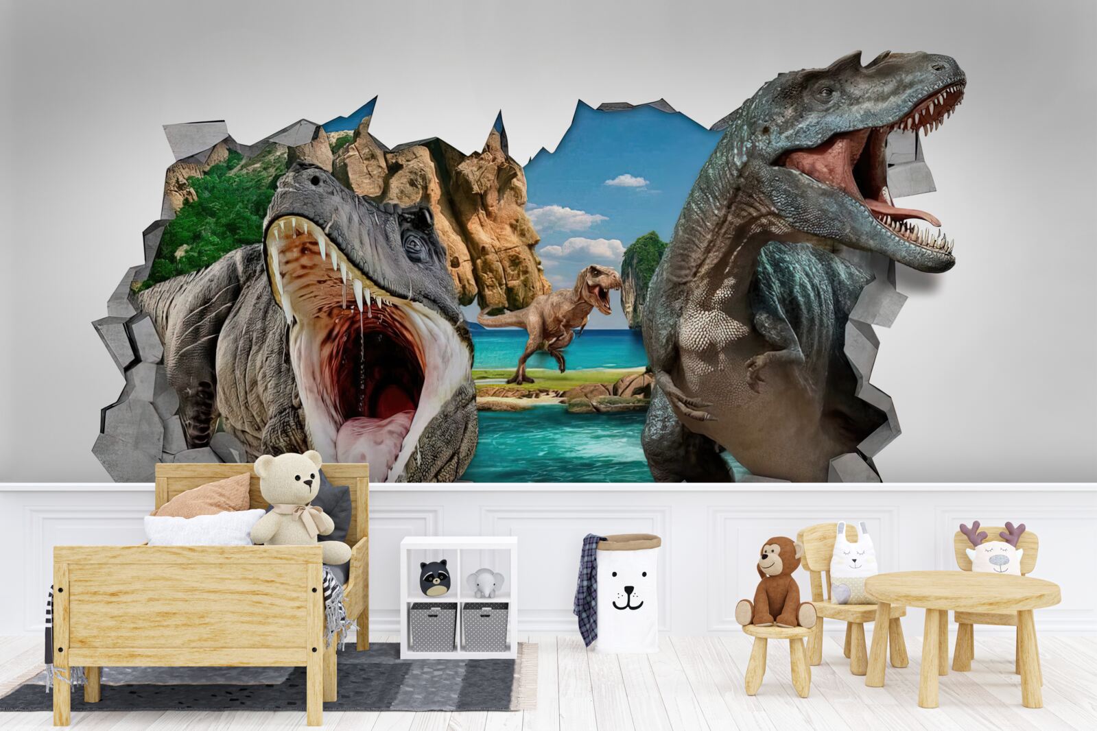 Фотошпалери фігурка, динозавр та ігри