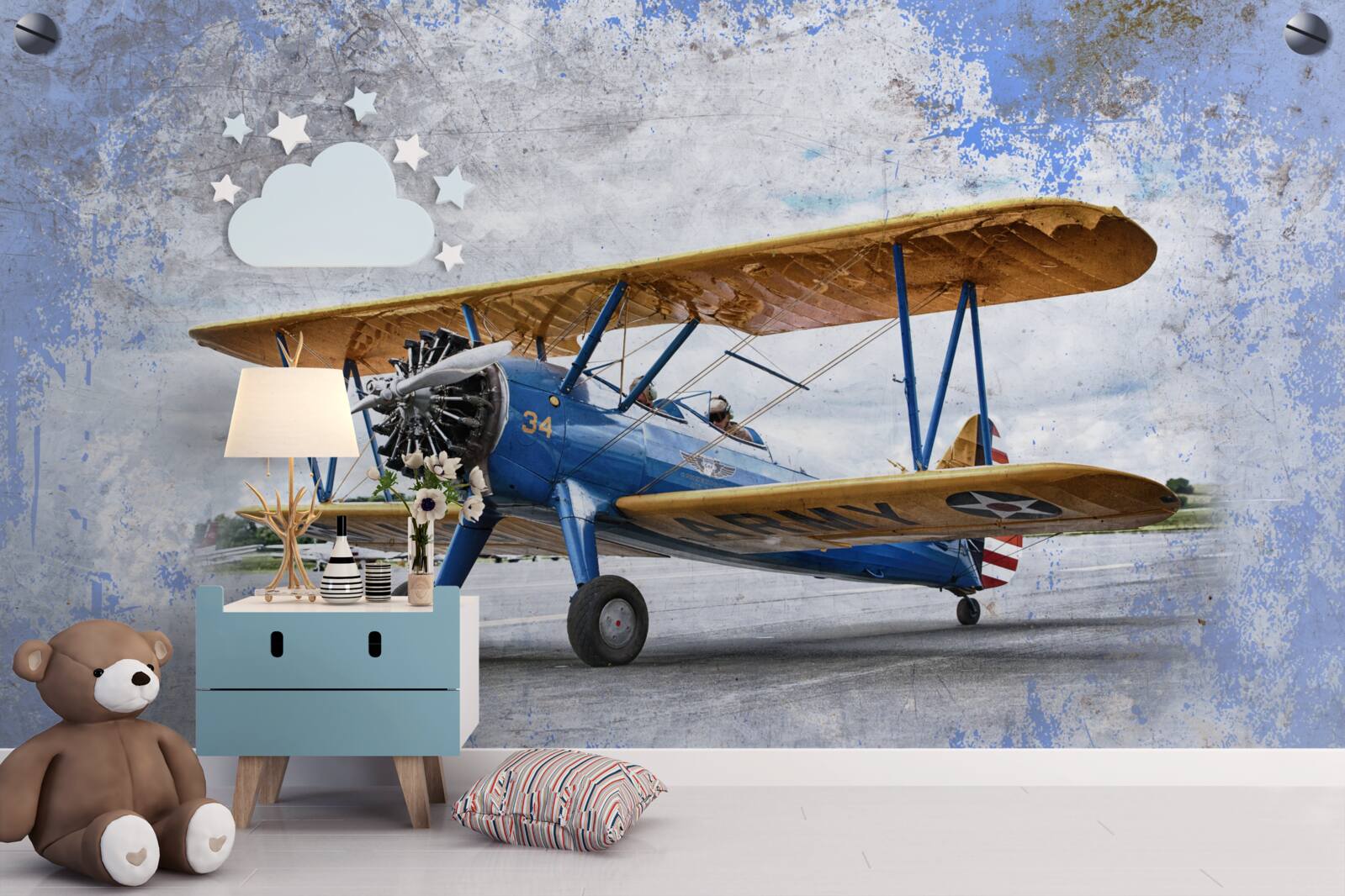 Фотошпалери літак, літак і біплан