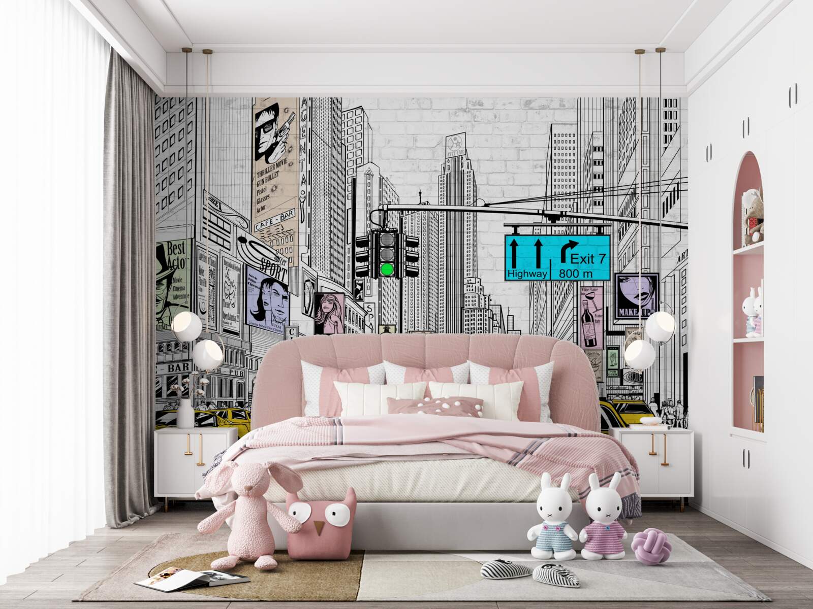 Фотошпалери мегаполіси та населені пункти позначені жовтим кольором