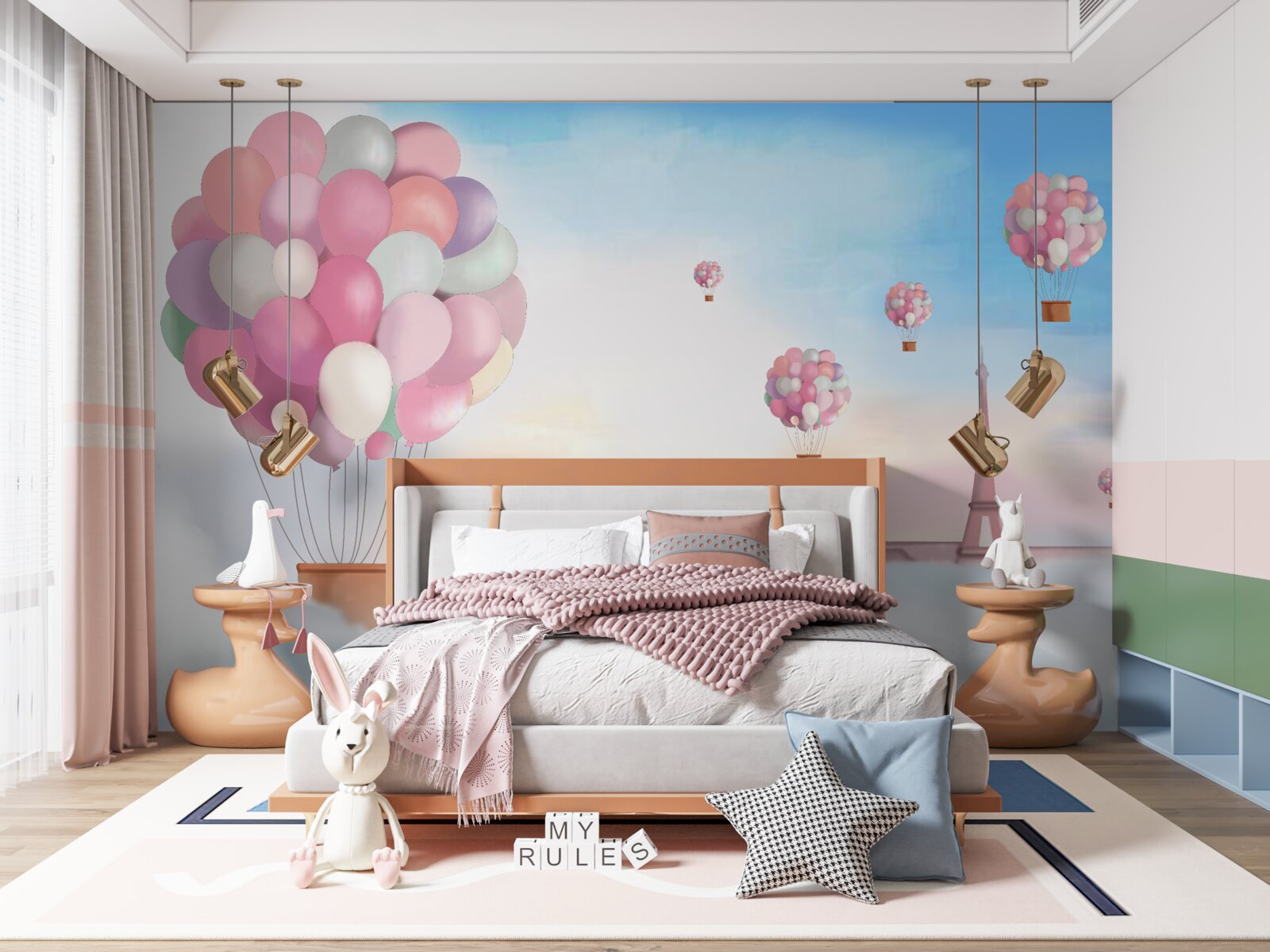 Фотошпалери троянди та коридор