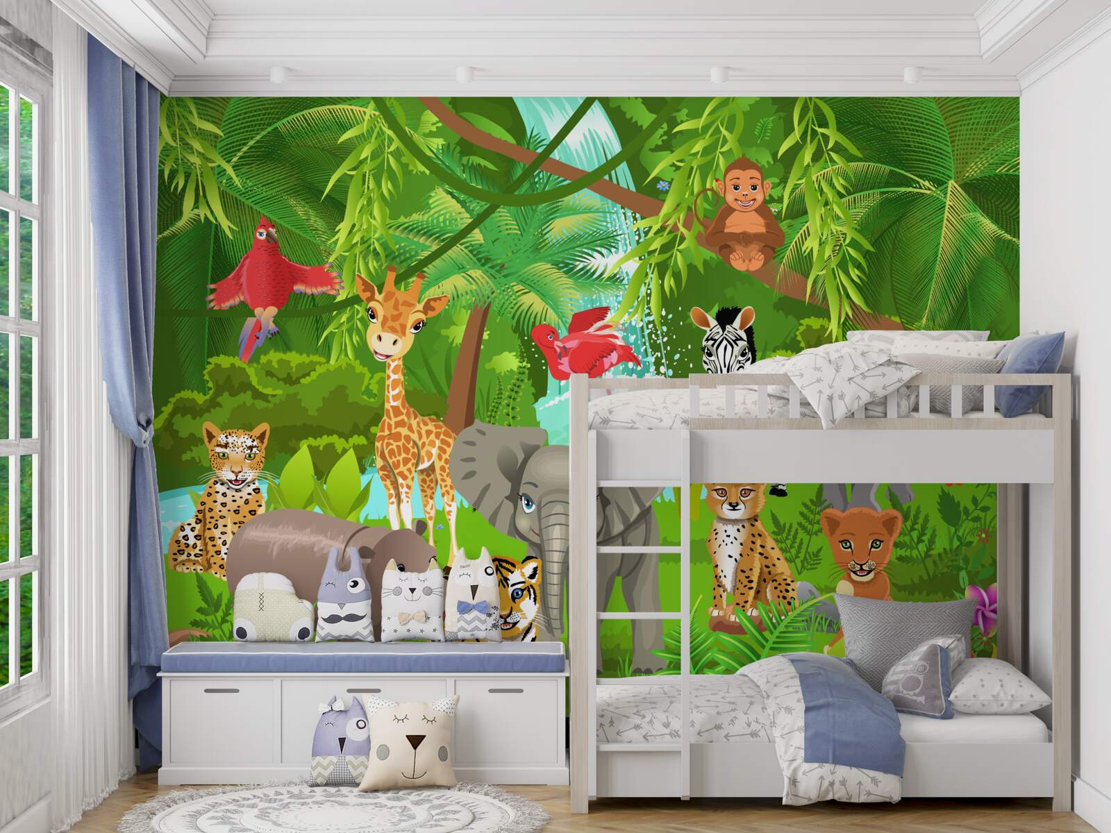 Фотошпалери істота в кущах