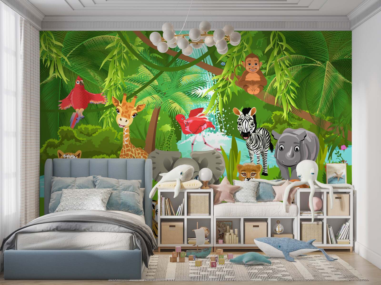 Фотошпалери істота в кущах