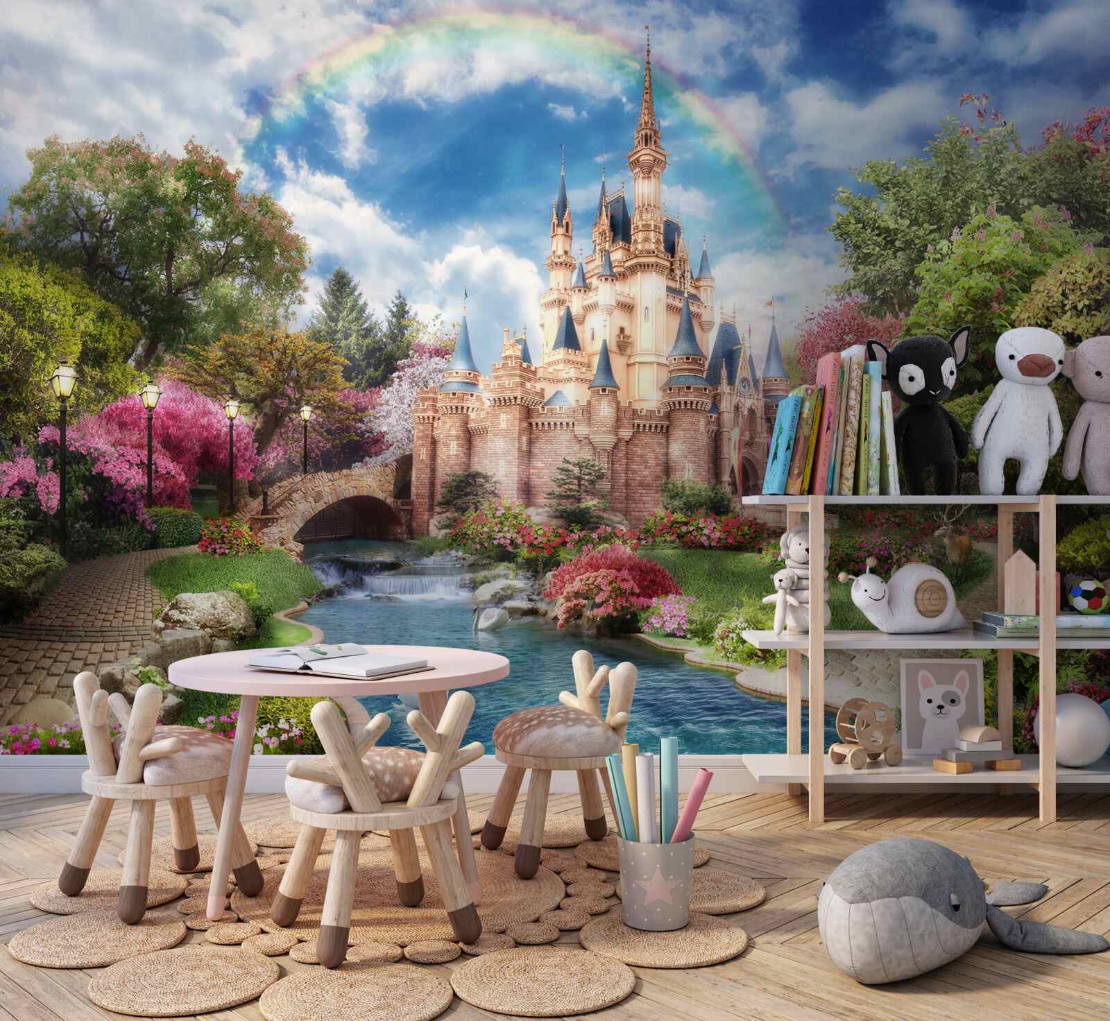 Фотошпалери садовий замок