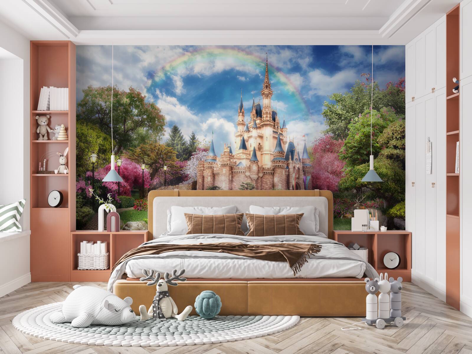 Фотошпалери садовий замок