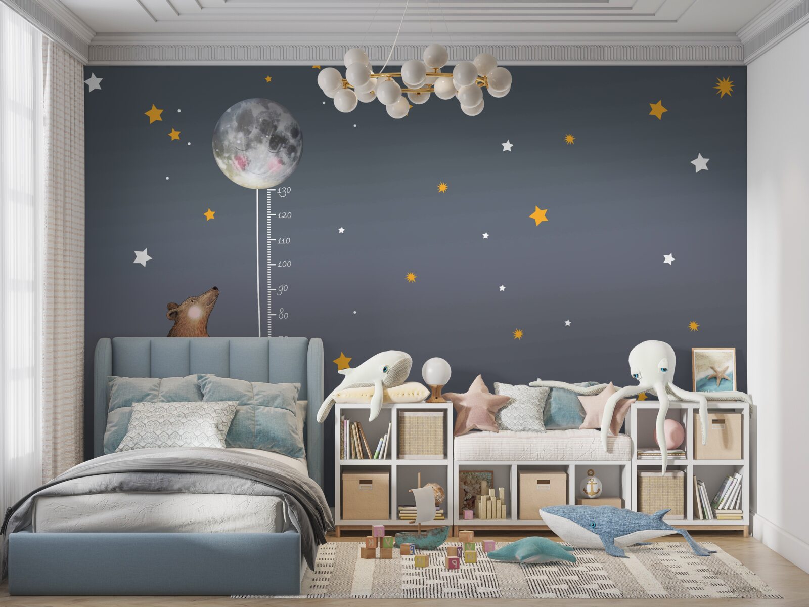 Фотошпалери небесний простір, всіяний зірками