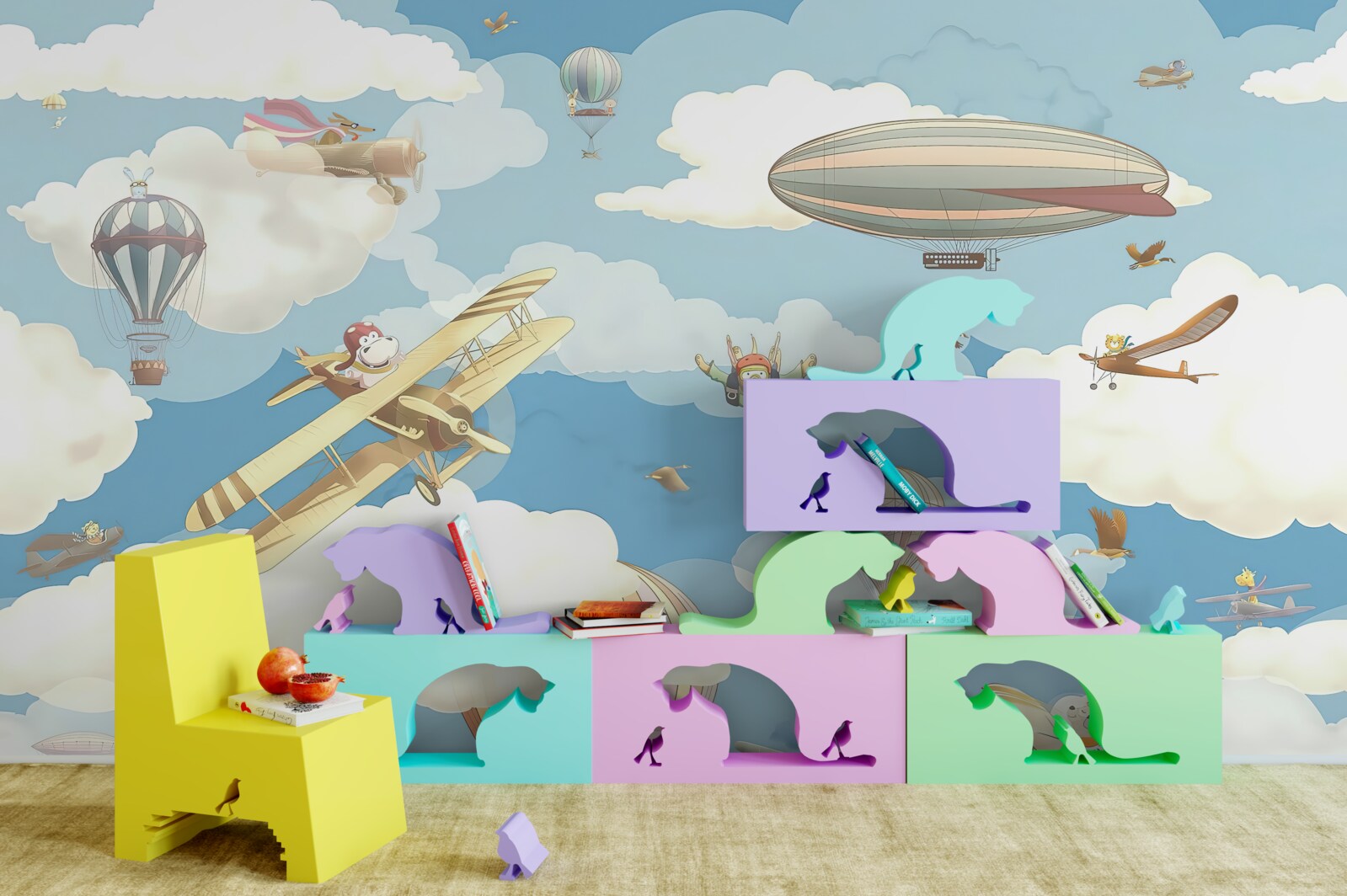 Фотошпалери зал і стіна