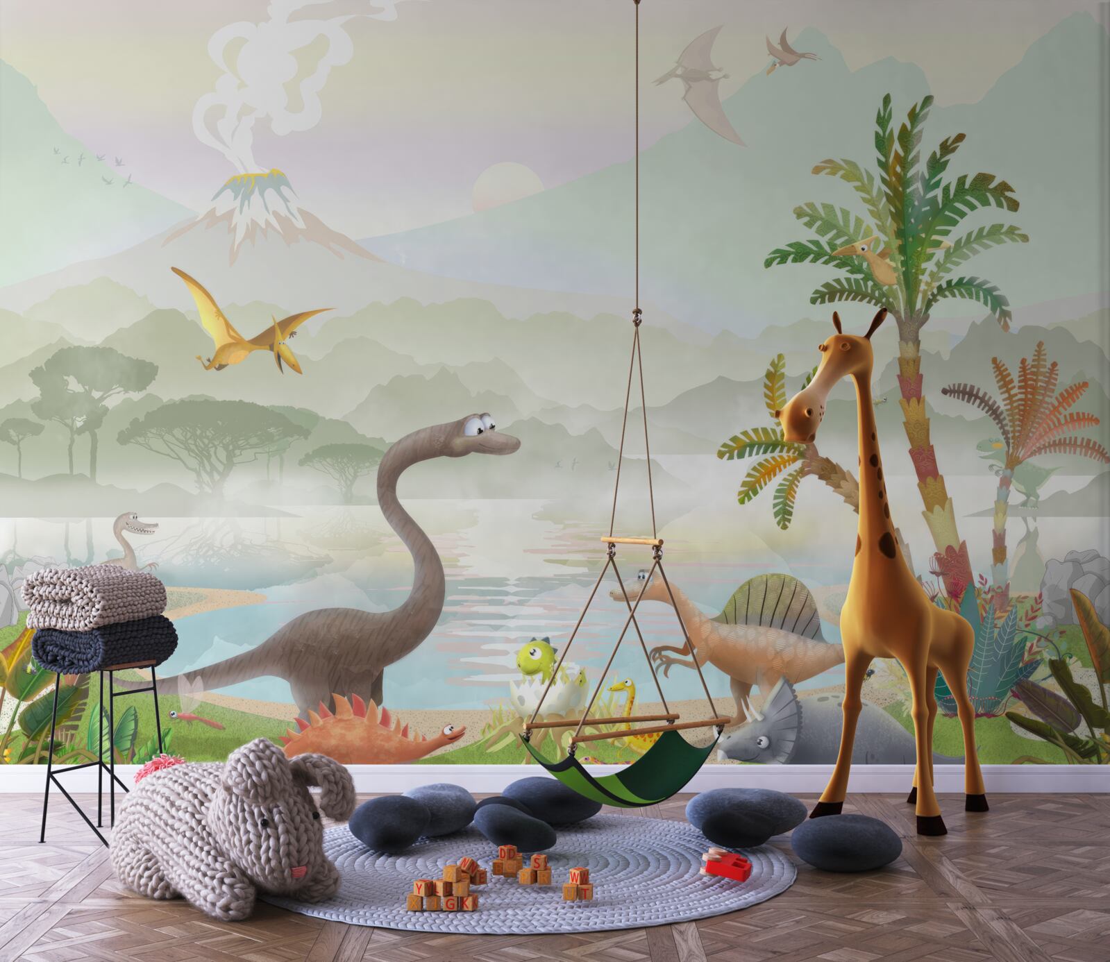 Фотошпалери природна краса і стіна