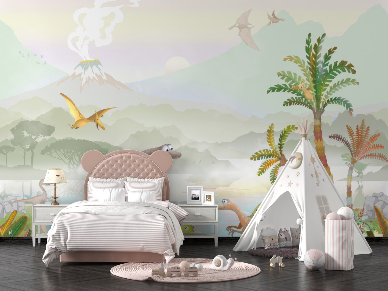 Фотошпалери природна краса і стіна