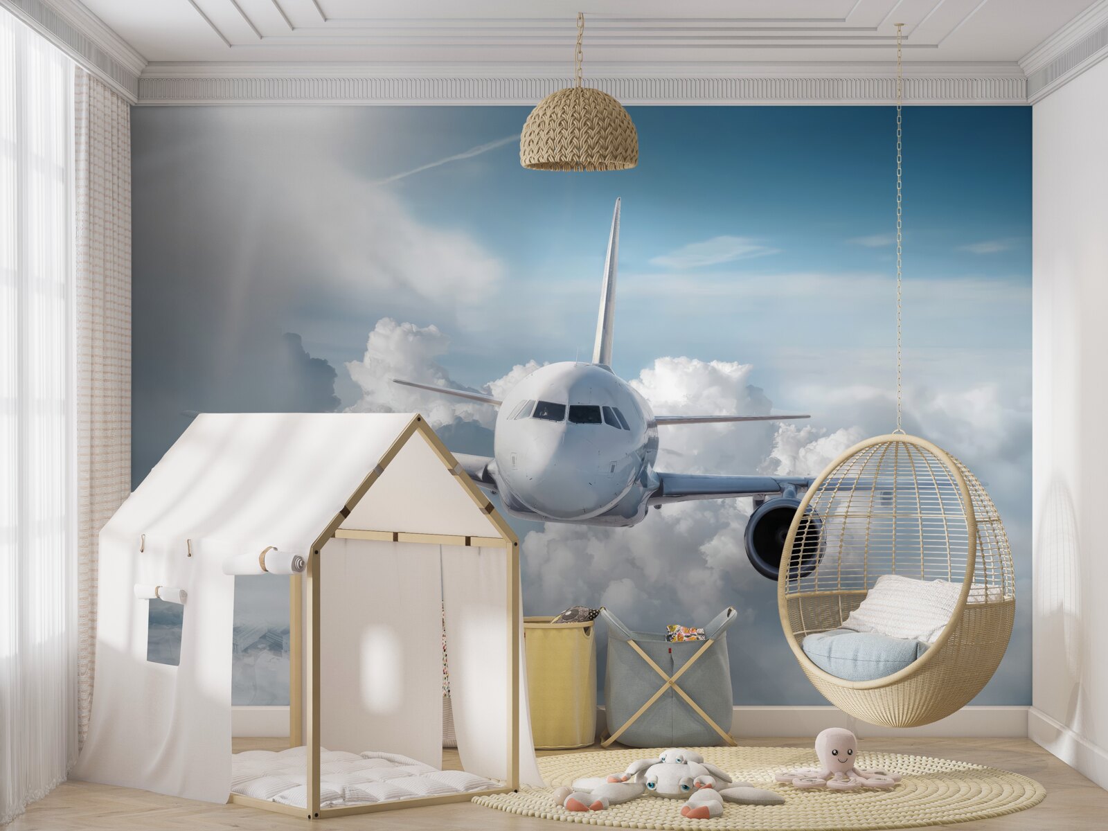 Фотошпалери пасажирські літаки, авіаперевезення та авіаційні технології