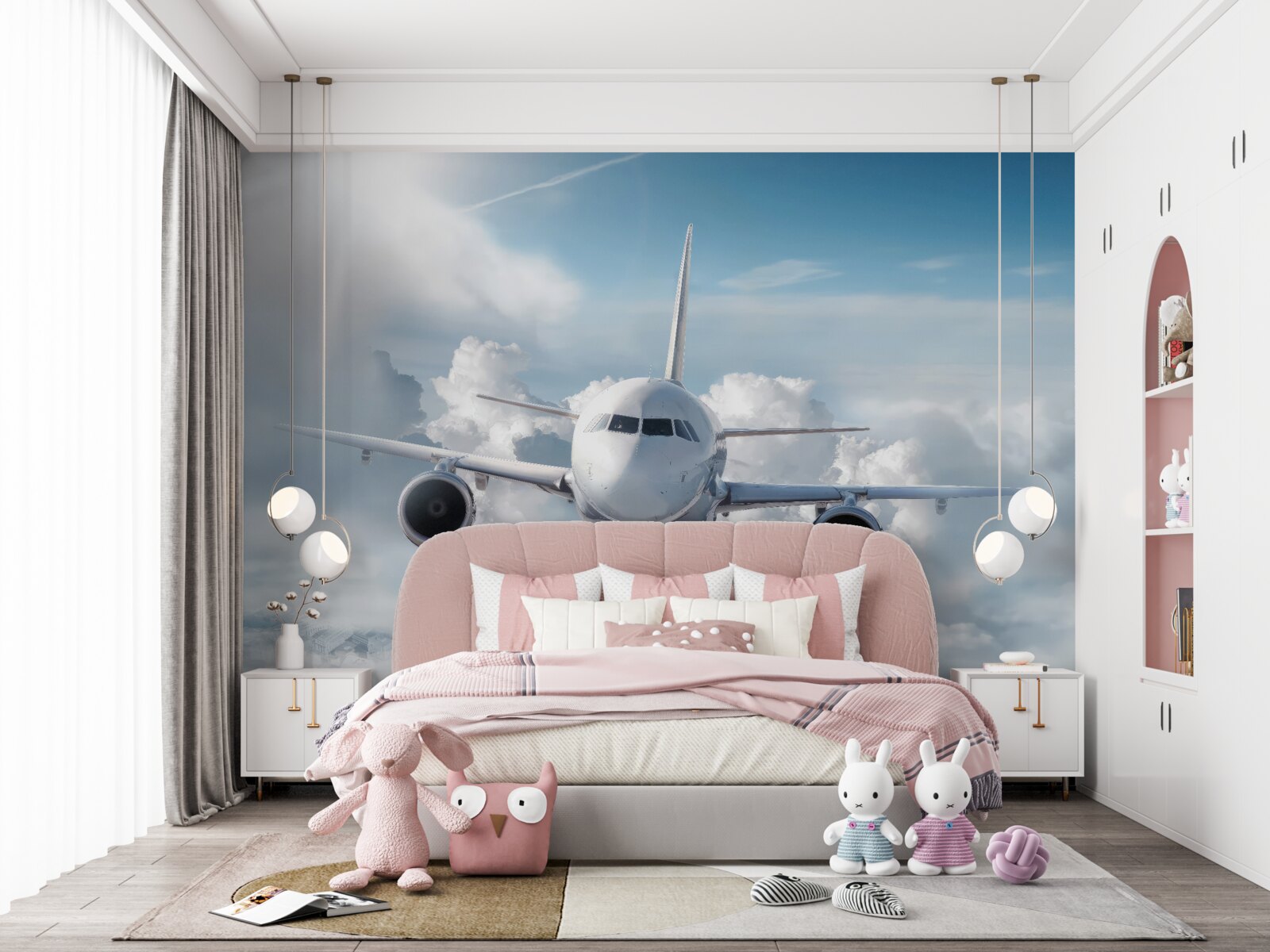 Фотошпалери пасажирські літаки, авіаперевезення та авіаційні технології