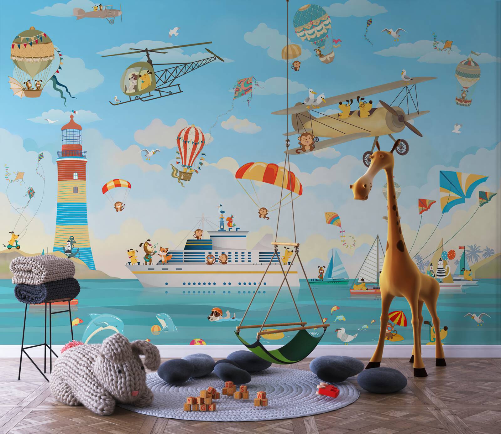 Фотошпалери наклейка для стіни та сама стіна